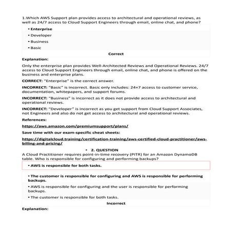 20 questions from digital cloud