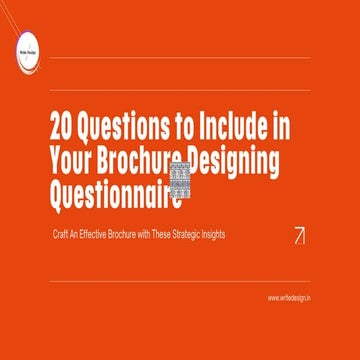 20 Questions to Include in Your Brochure Designing Questionnaire.pptx