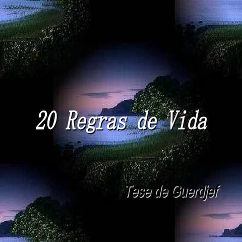 20 Regras De Vida | PPS