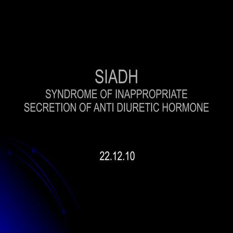 20 sep 2010 siadh