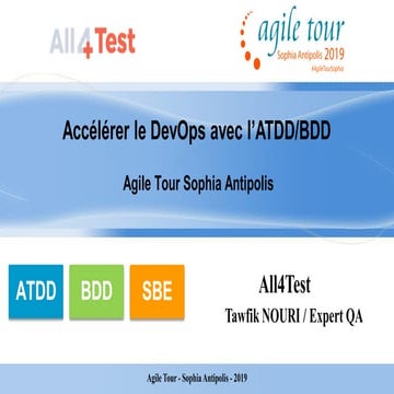 Comment accélérer le DevOps avec l’ATDD/BDD?