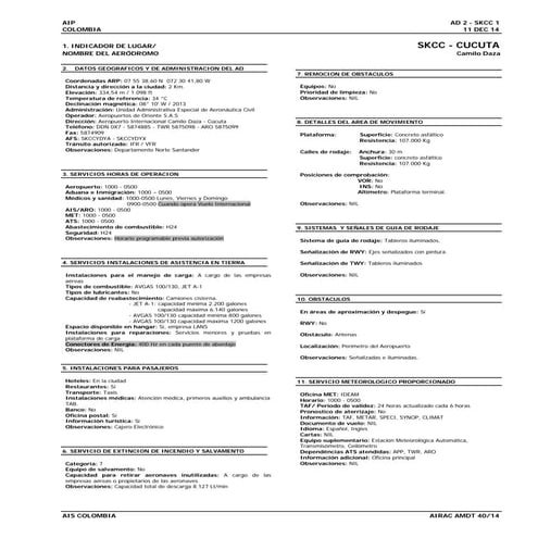 20 skcc aeropuerto de cucuta | PDF