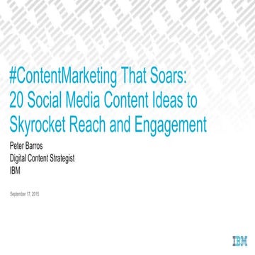 20 social media content  ideas