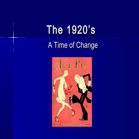 20's ppt presentation