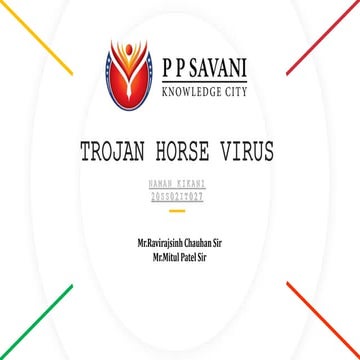 trojan horse- malware(virus)