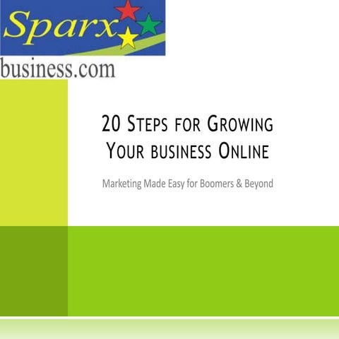 20 steps to growing your business