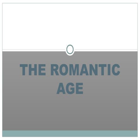 20 the romantic age