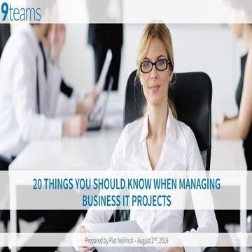 20 things you should know