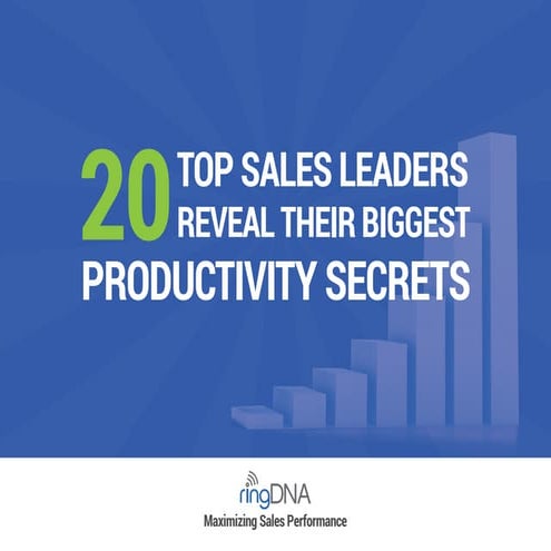 20 top sales_leaders_reveal_their_biggest_productivity_secrets