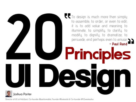 User interface design | PPTX