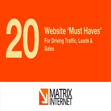 20 Website 'Must Haves'