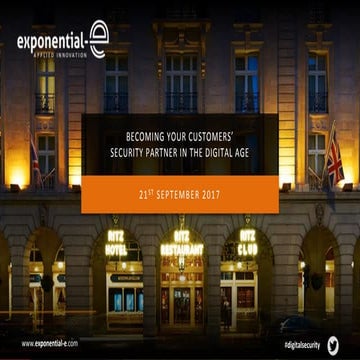 Becoming your customer's security partner in the digital age