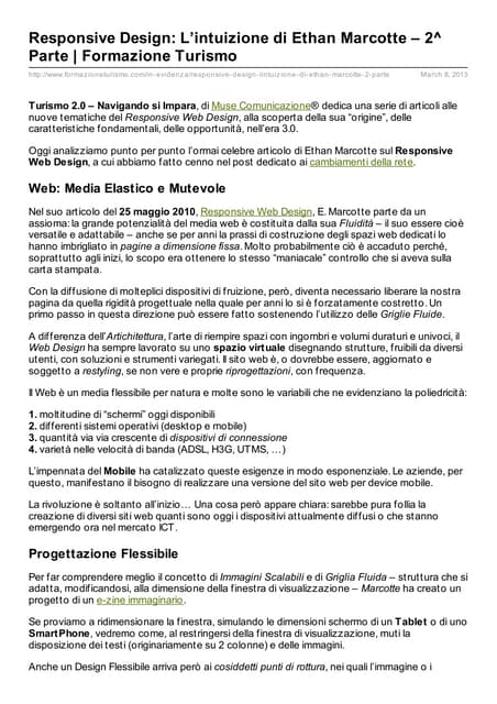 Responsive Design: L’intuizione di Ethan Marcotte – 2^ Parte