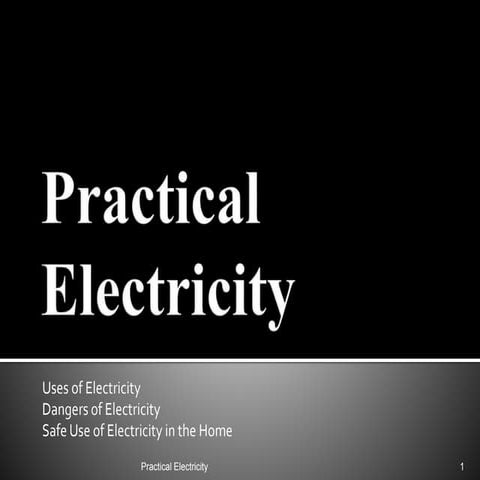 Practical Electricity