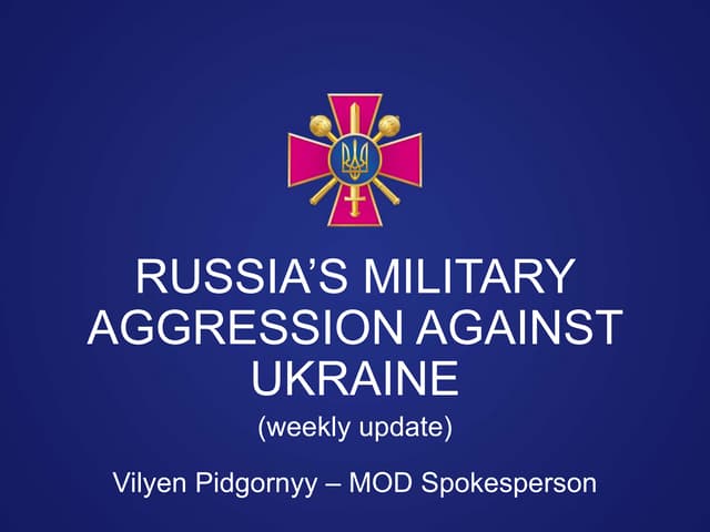 Russia's military aggression against Ukraine 21/08