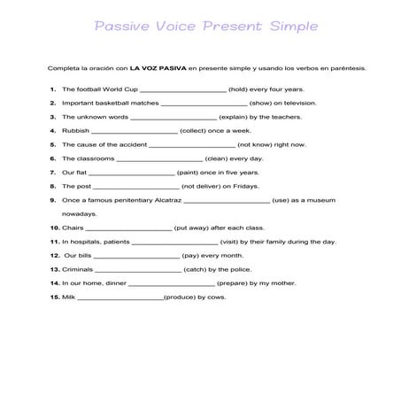 Passive voice