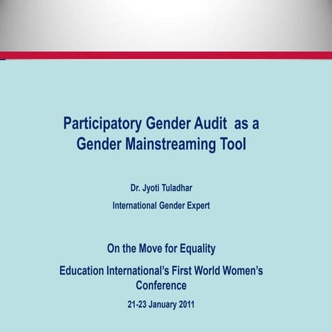 21.1.6 gender audit   ppt
