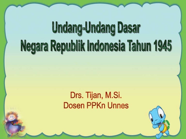 21 Bahan Tayangan Uud 1945 21 Bahan Tayangan Uud 1945