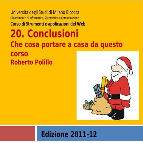 21. Conclusioni 