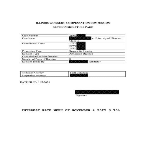 Scott Goldstein Secures Temporary Total Disability and Permanent Partial Disa...