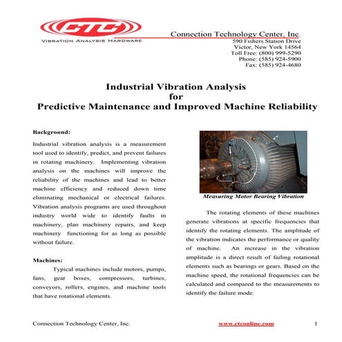 21 industrial vibration analysis