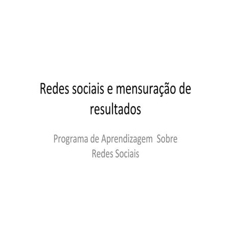 Nilton Lessa - Minicurso Programas de Aprendizagem sobre redes sociais