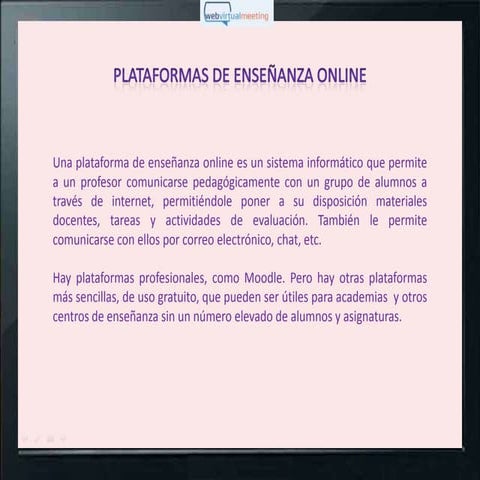 21. plataformas de enseñanza (primera parte)