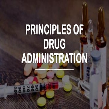 Oral medication administration | PPTX