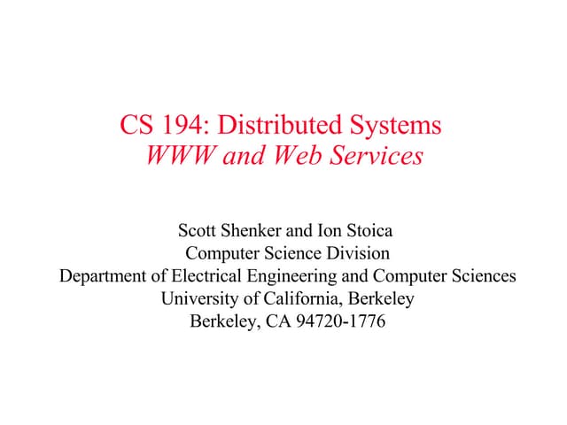 21 Www Web Services