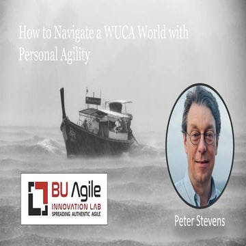 How to Navigate a VUCA World with Personal Agility