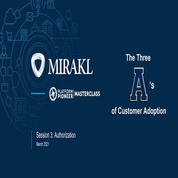 Customer Adoption Masterclass: Authorization