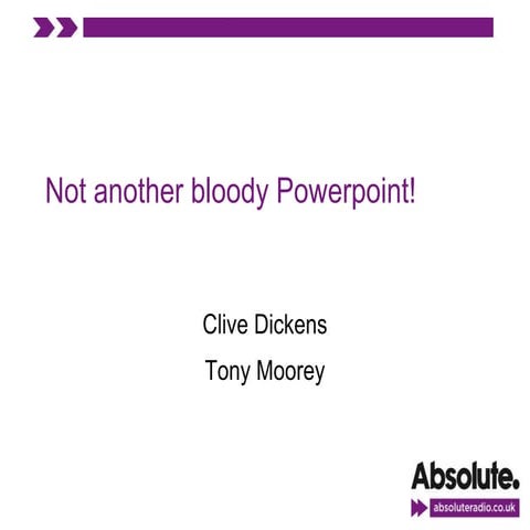 Programming Meeting 21 April 2009