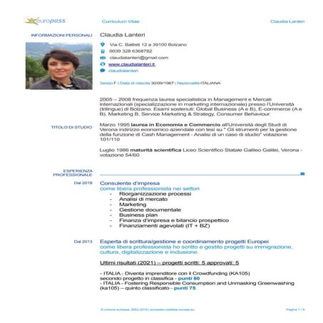 Cv di donato_mario | PDF