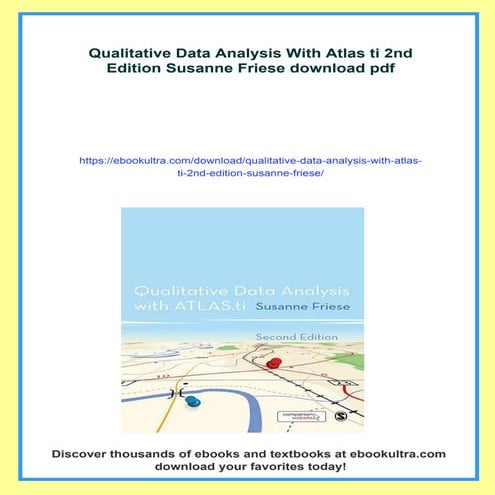 Qualitative Data Analysis With Atlas ti 2nd Edition Susanne Friese