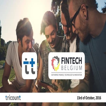 Startup Pitch Battle Tricount - FinTech Belgium Summit 2016