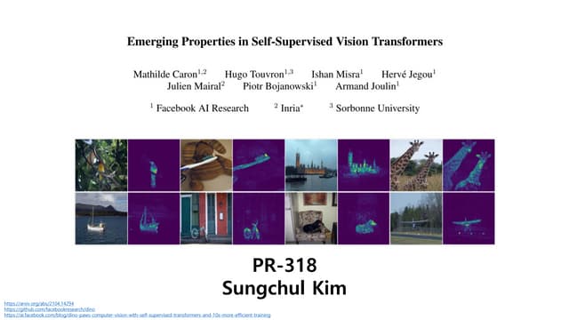 Emerging Properties in Self-Supervised Vision Transformers