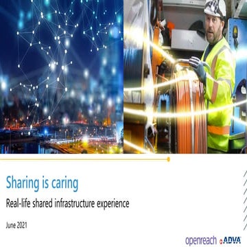 Sharing is caring: Real-life shared infrastructure experience