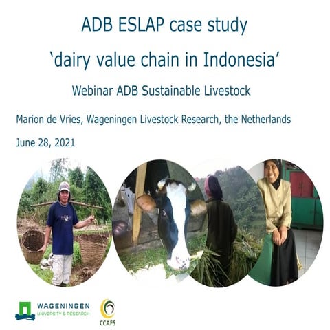 ADB ESLAP Case Study "Dairy value chain in Indonesia"