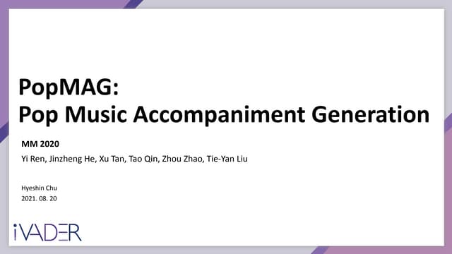 PopMAG: Pop Music Accompaniment Generation