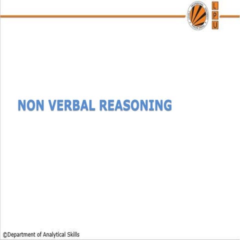 21082_17. UNIT- VI Non verbal reasoning. (1).ppt