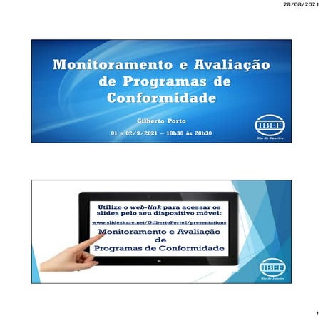 Monitoramento e Avaliacao de Programas de Conformidade APOSTILA | PDF