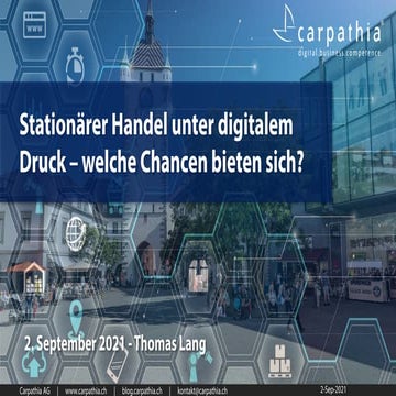 Stationärer Handel unter digitalem Druck – welche Chancen bieten sich?