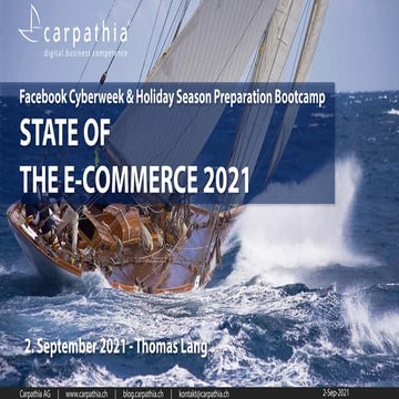 STATE OF THE E-COMMERCE 2021