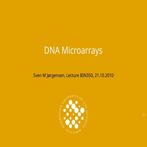 Microarray Data Analysis | PPT