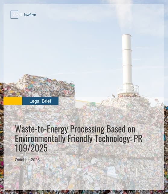 AHRP LB - Waste-to-Energy Processing Based on Environmentally Friendly Techno...