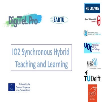 DigiTeL Pro Launch Synchronous hybrid education