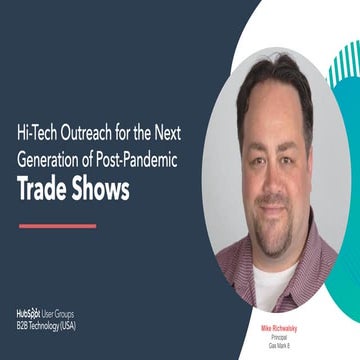 Hi-Tech Outreach for the Next Generation of Post-Pandemic Trade Shows