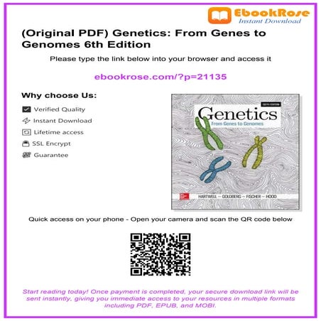 Genetics A Conceptual Approach 7th Edition Pierce | PDF