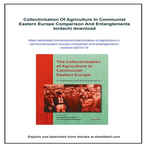 Collectivization Of Agriculture In Communist Eastern Europe Comparison ...