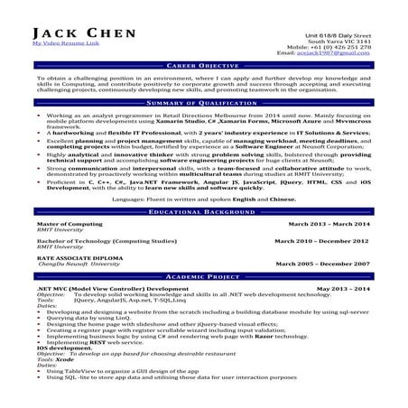 Jack Chen Final Resume C# 